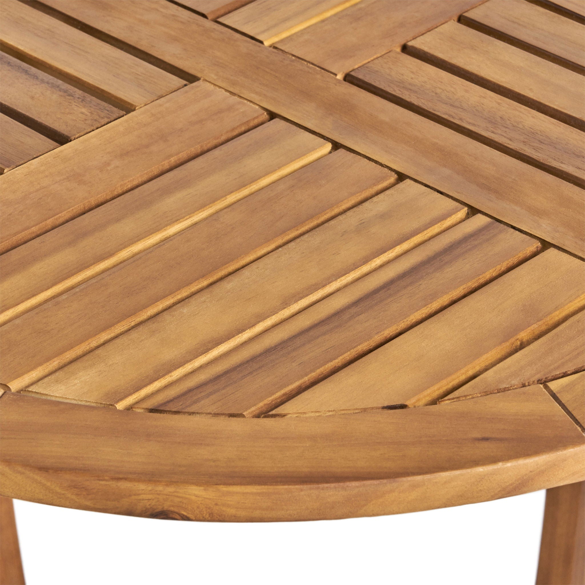 Outdoor Dining Set With Coffee Table And 2 Chairs - Teak by HouseOfZazla