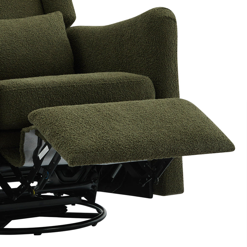 Wide Wingback Swivel Glider Rocker Recliner Chair by HouseOfZazla