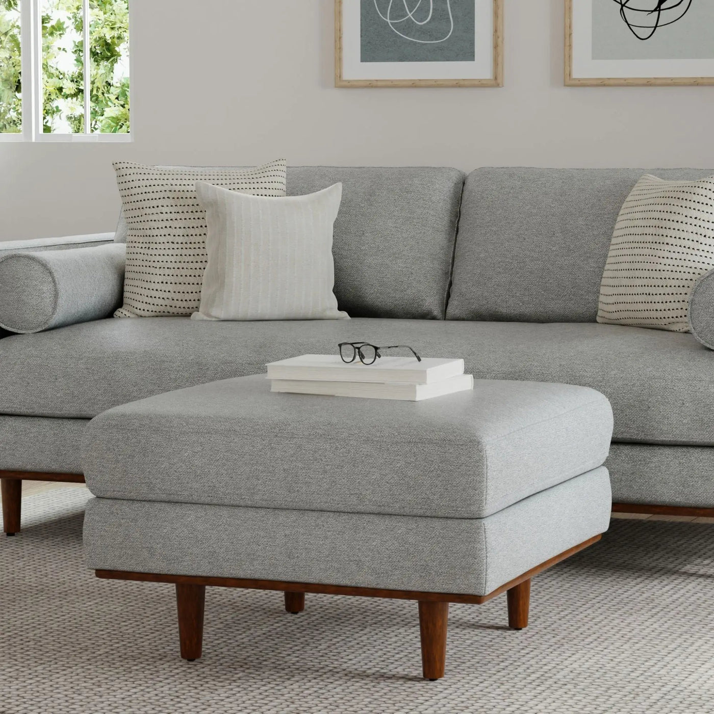 Morrison - Handcrafted Ottoman by Unique Piece Furniture
