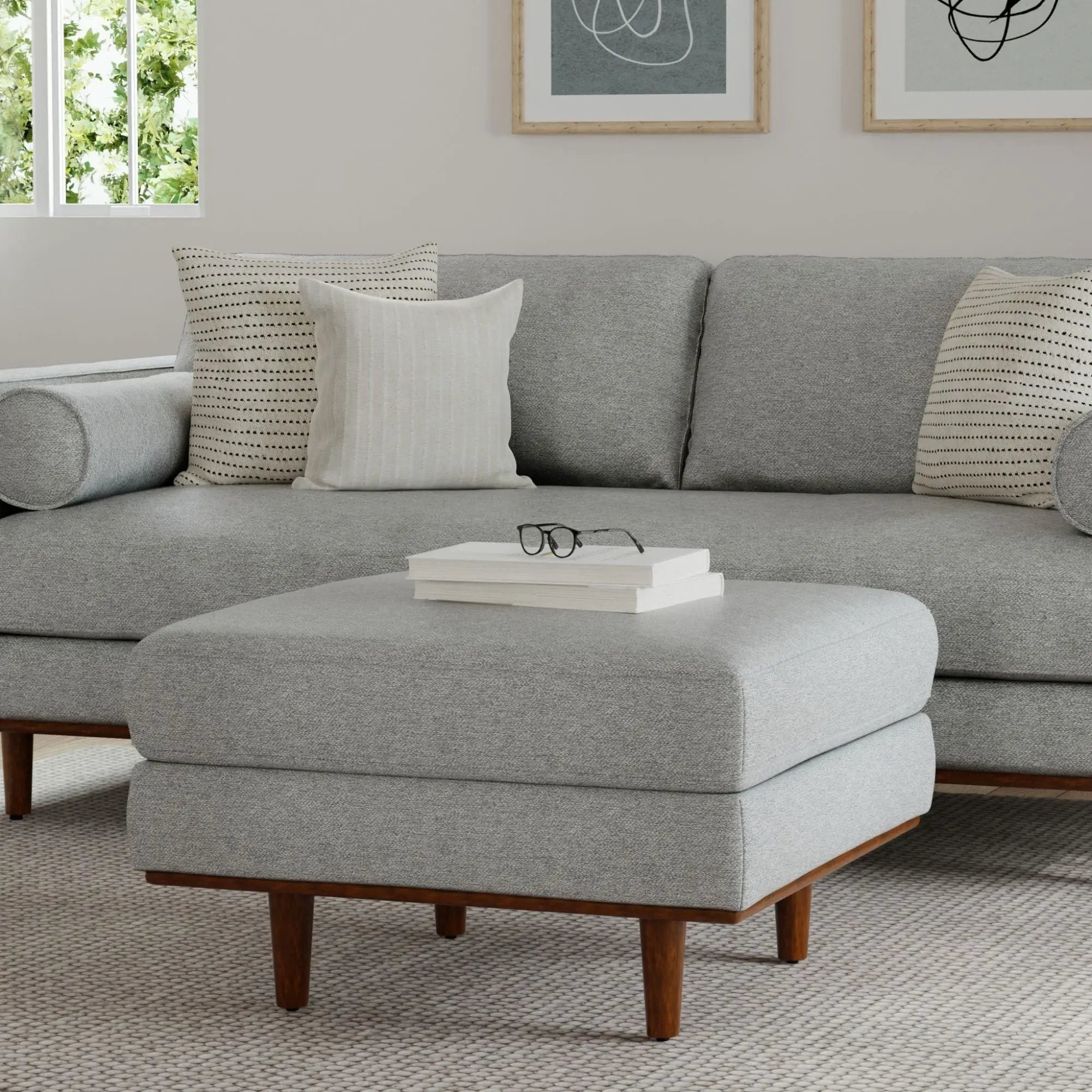 Morrison - Handcrafted Ottoman by HouseOfZazla