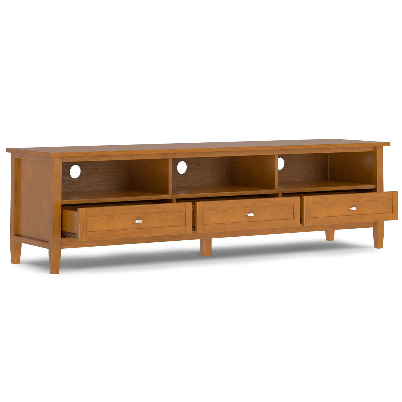 Warm Shaker - Handcrafted Low TV Media Stand by HouseOfZazla