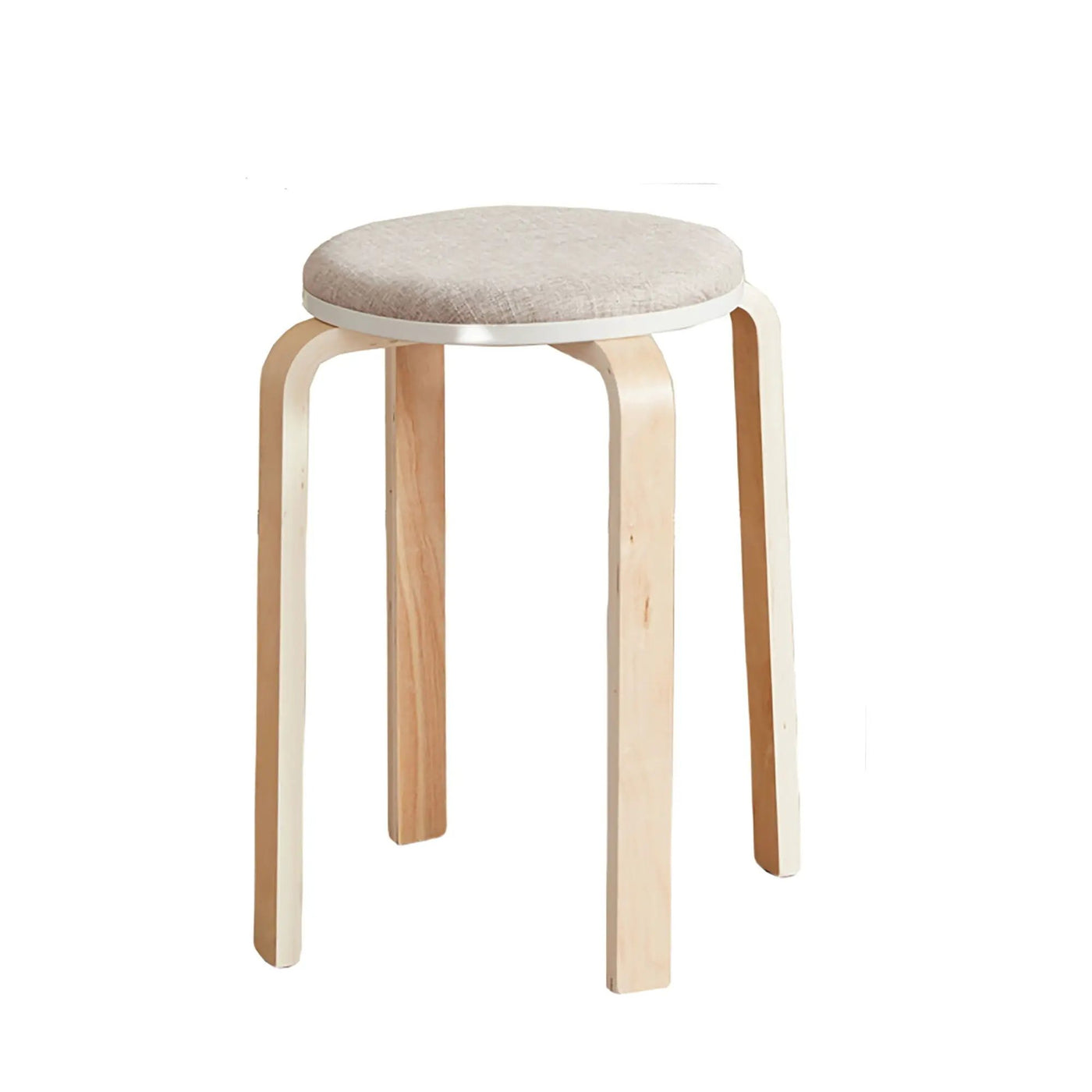 Stackable Round Backless Stools (Set of 4) by HouseOfZazla