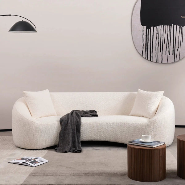 Minimalist Curved Sofa, 3 Seater, photo 2 of 10