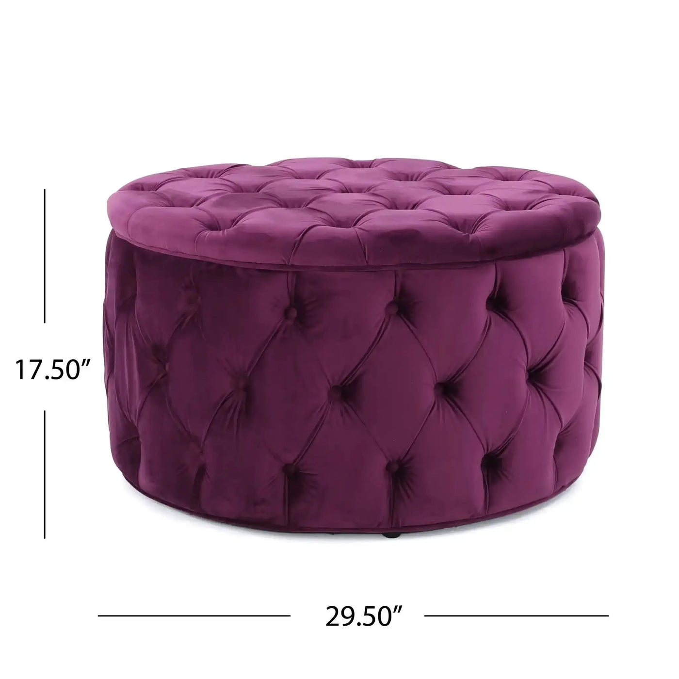Modern Glam Ottoman Velvet by HouseOfZazla
