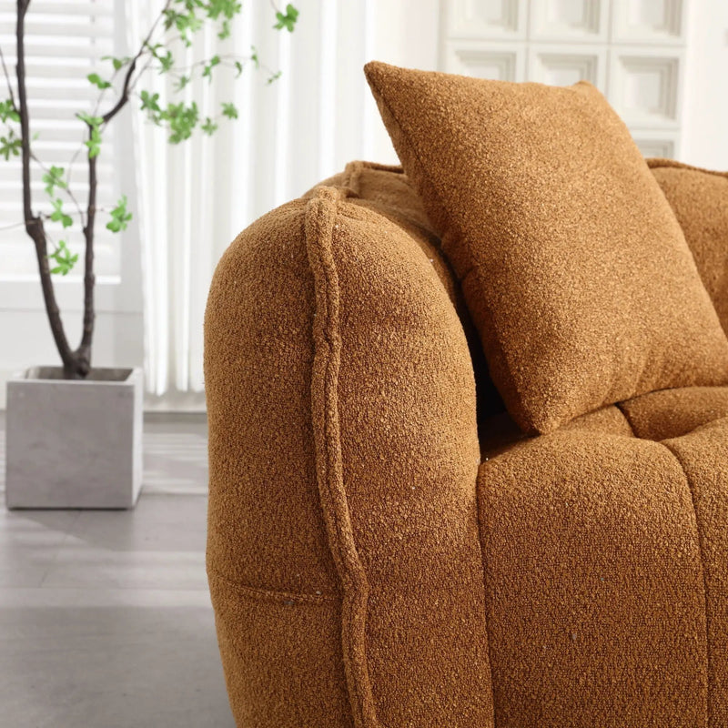 Cozy Beanbag Chair With High Resilience Foam Core For 2 by HouseOfZazla