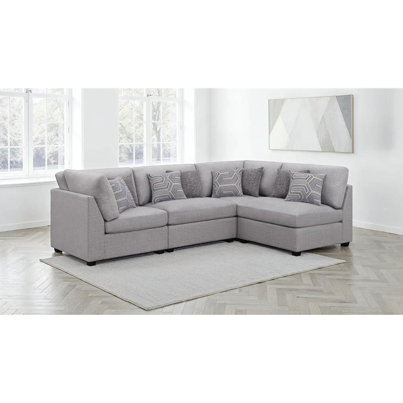 Lafayette - Modular Upholstered Sectional Sofa by HouseOfZazla