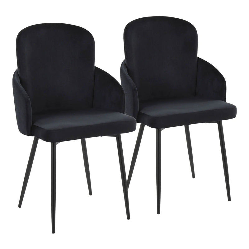 Dahlia - Contemporary Elegant Design Dining Chair (Set of 2) by HouseOfZazla
