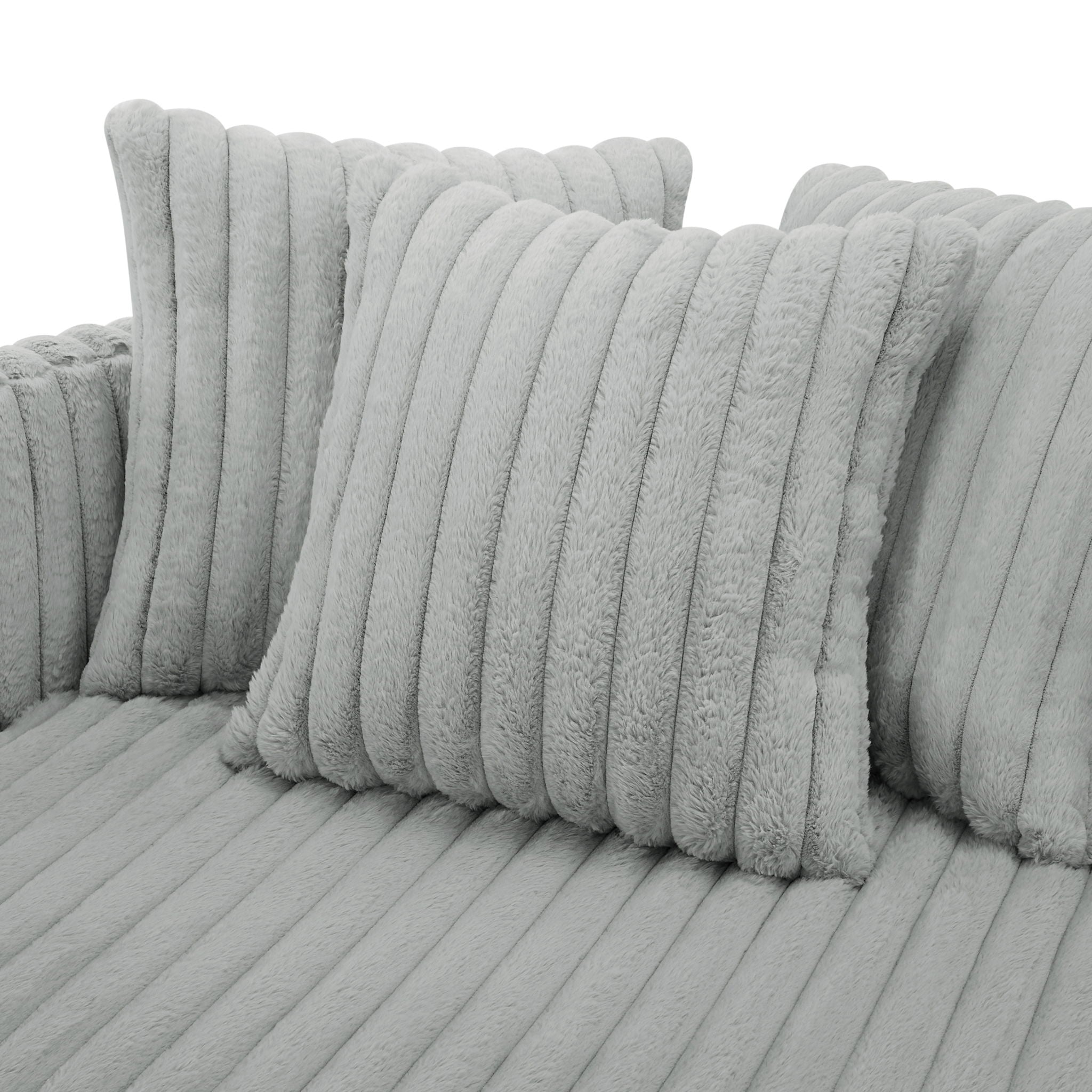 Mindy - Oversized Swivel Barrel Chair - Gray by HouseOfZazla