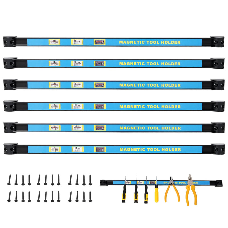 6-Pack 24" Heavy Duty Magnetic Tool Holder Set by HouseOfZazla