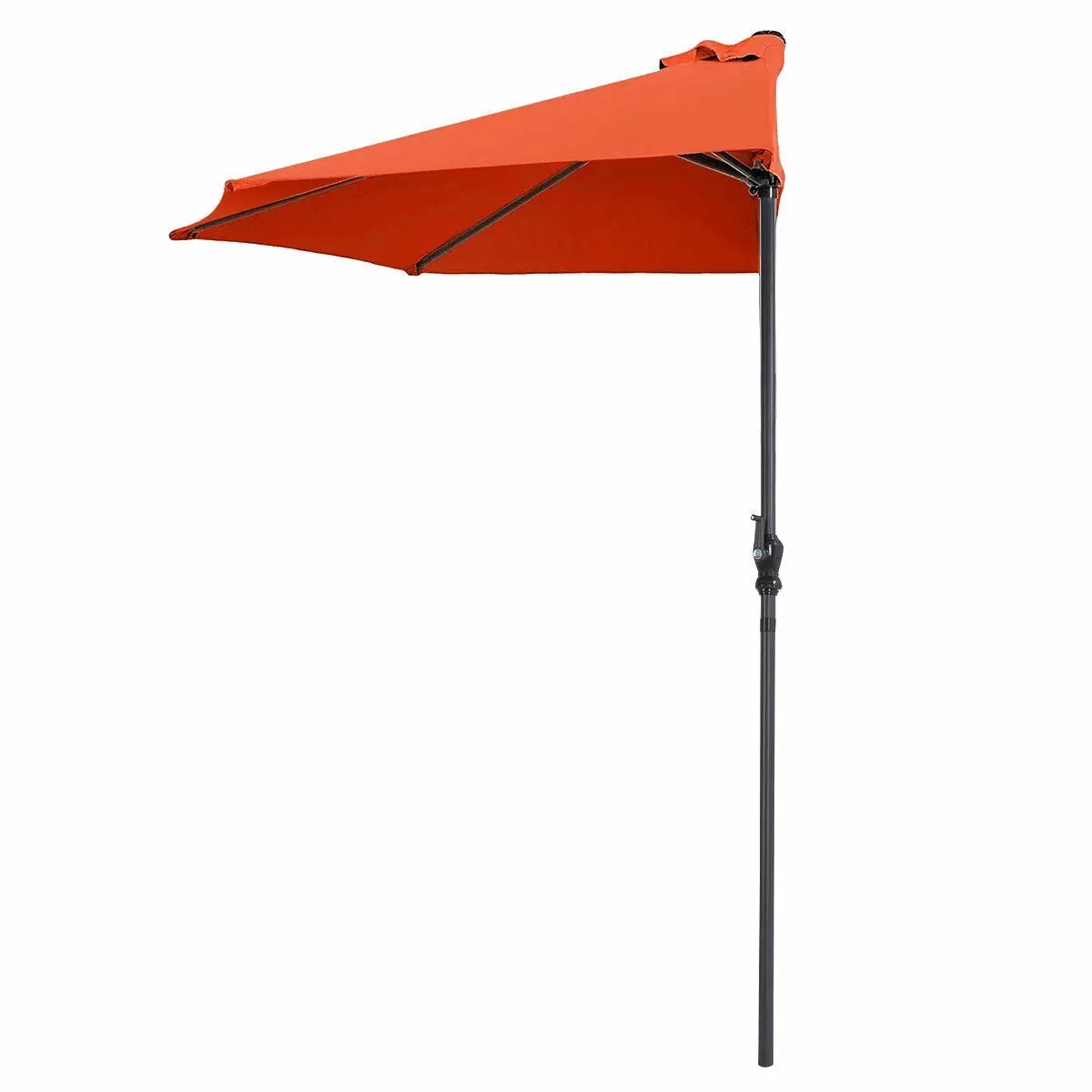 9Ft Patio Bistro Half Round Umbrella by DirectDeals