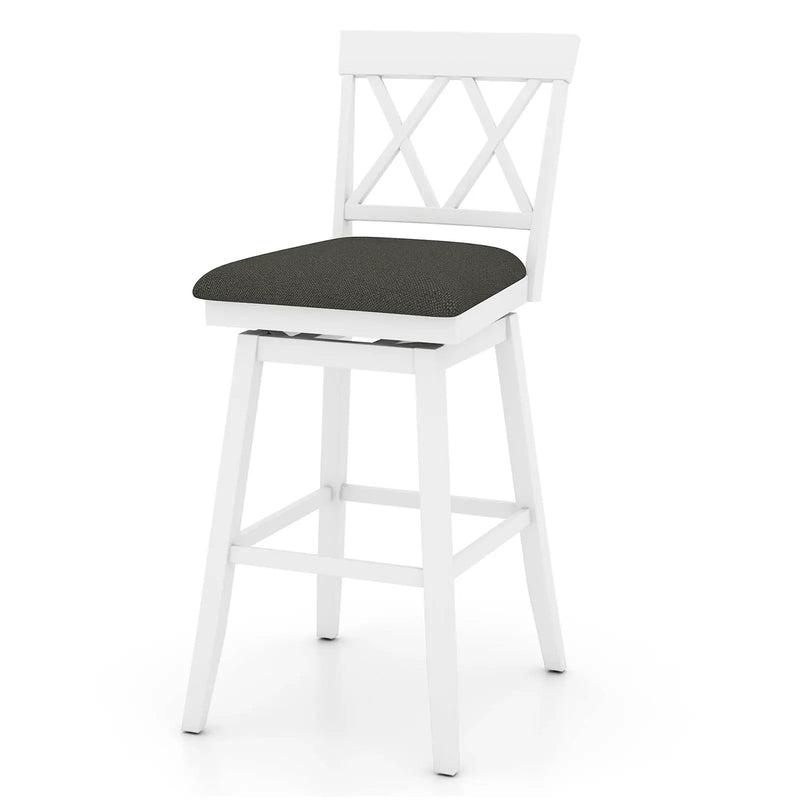 Counter Height Swivel Bar Stools with Upholstered Seat by DirectDeals