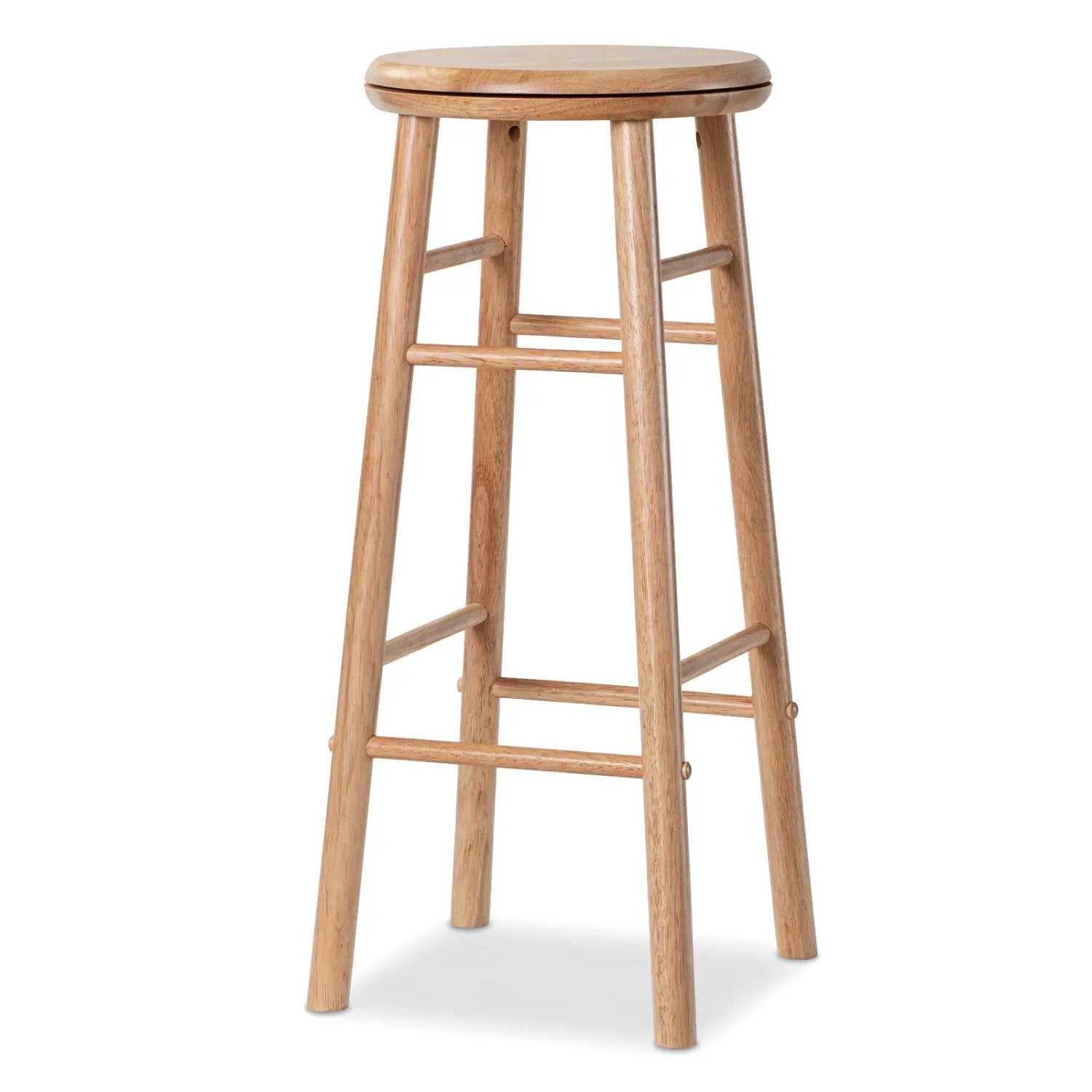 29" Swivel Bar Stools Set of 2 with Footrests by DirectDeals