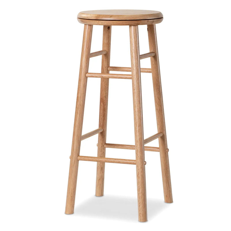 29" Swivel Bar Stools Set of 2 with Footrests by DirectDeals
