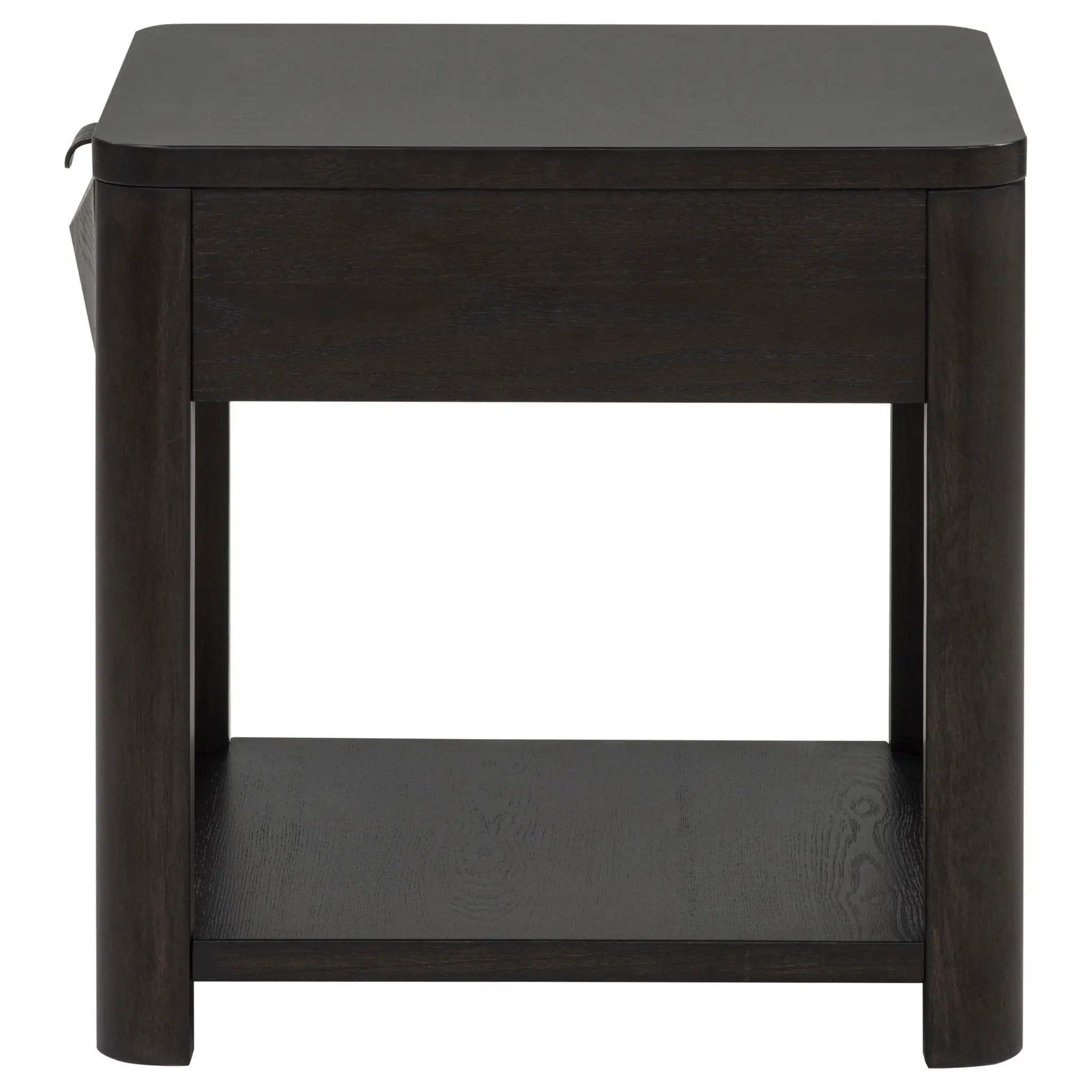 Marcelo Wood End Table with Drawer and Shelf Coffee by Unique Piece Furniture