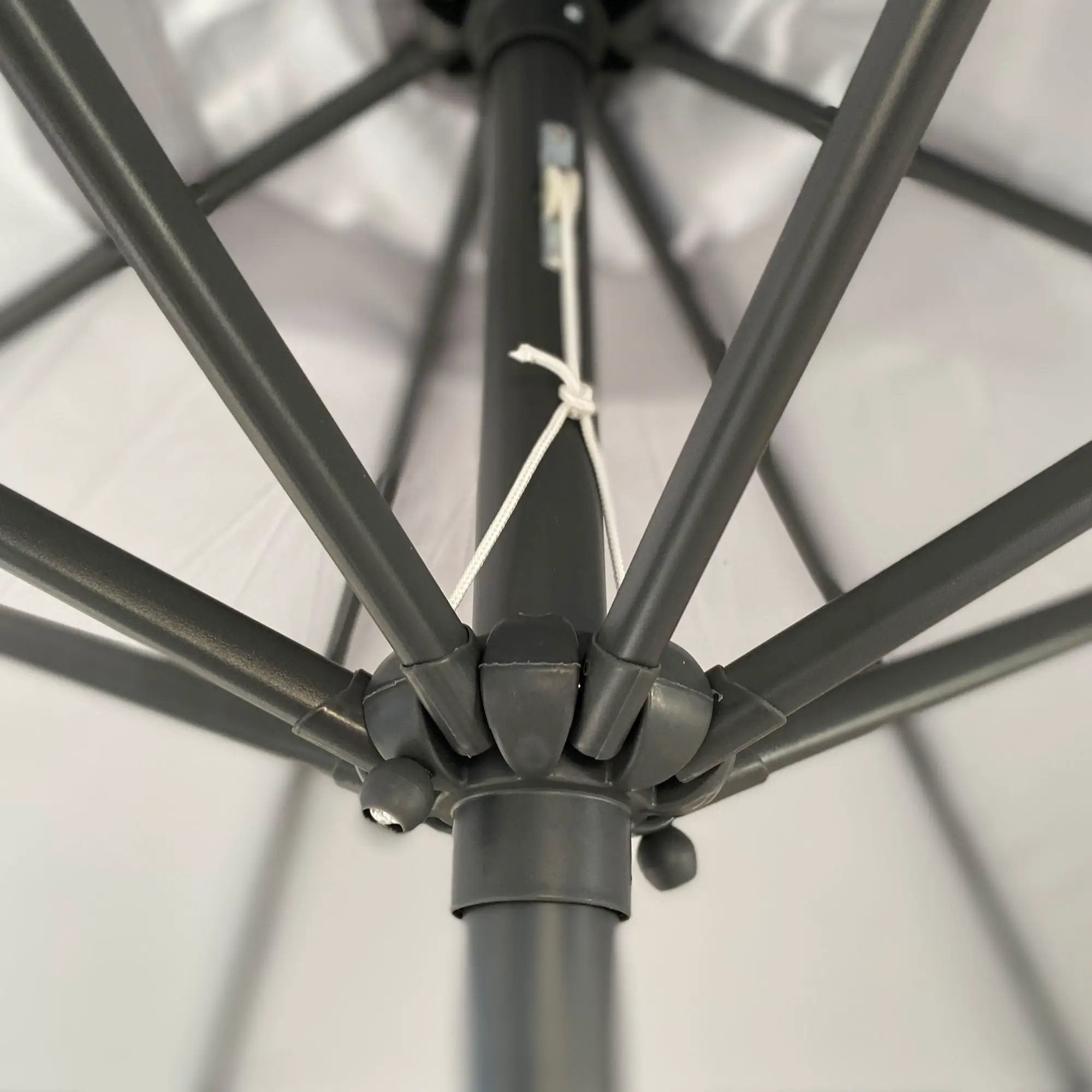 Patio Market Umbrella With 8 Steel Ribs, UV-Resistant And Waterproof Canopy by Unique Piece Furniture