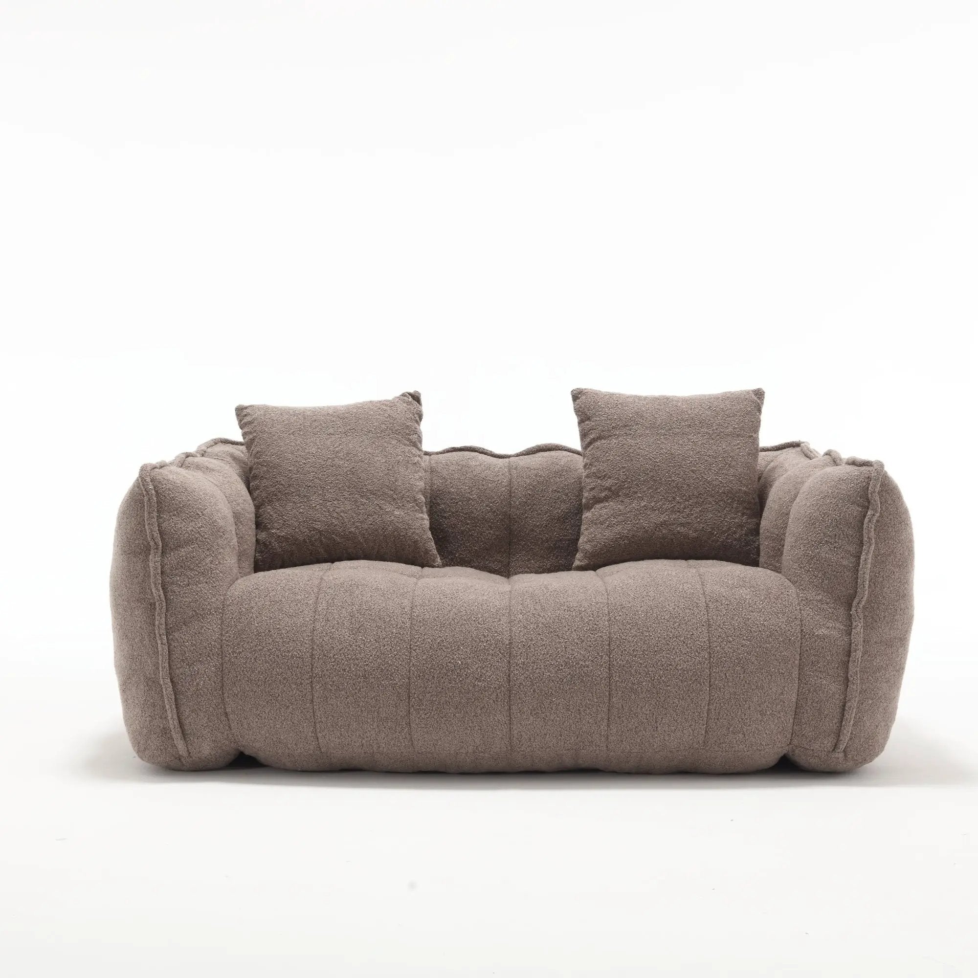 Cozy Beanbag Chair with High Resilience Foam Core by BLAKHOM
