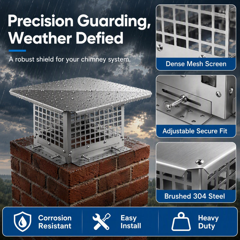 Stainless Steel Adjustable Chimney Cap, photo 6 of 10
