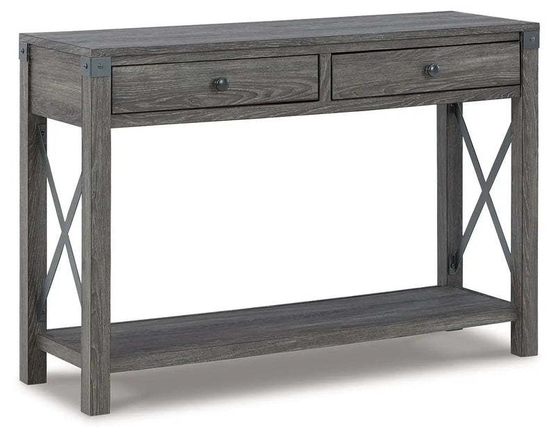 Freedan - Console Sofa Table - Grayish Brown by Unique Piece Furniture