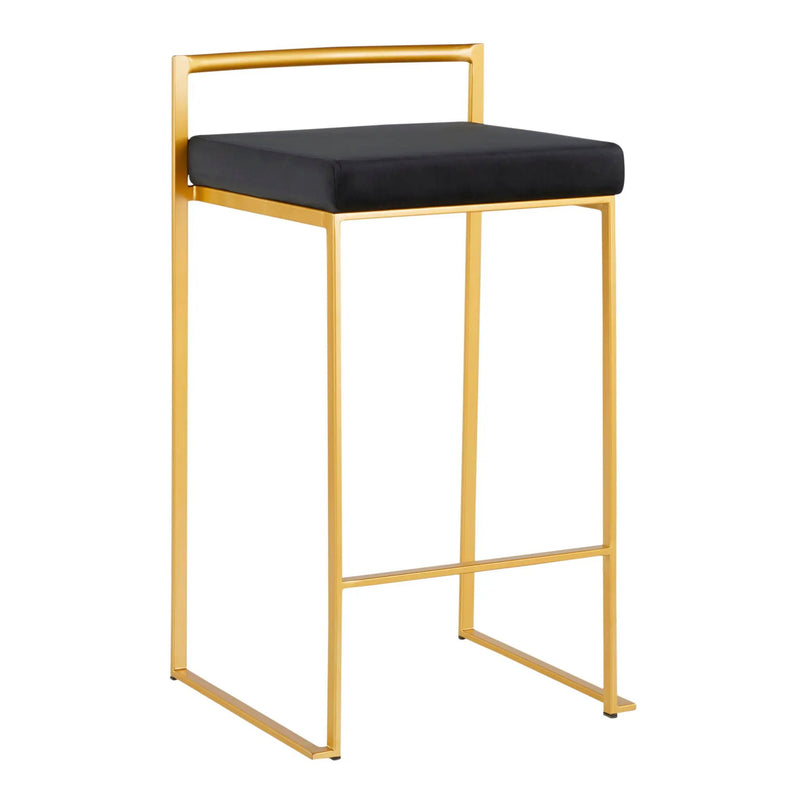 Fuji - Contemporary / Glam Design Counter Stool (Set of 2) by Unique Piece Furniture