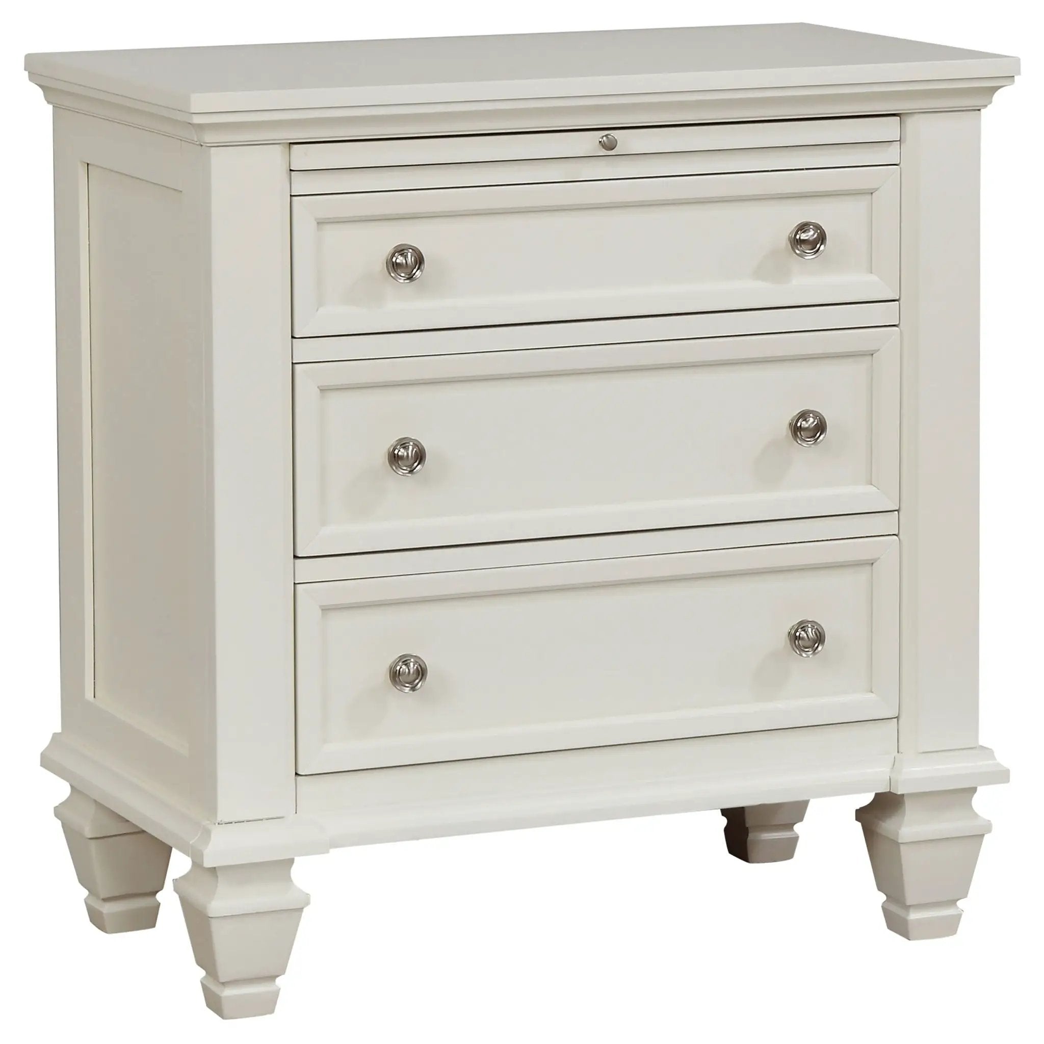 Sandy Beach 5-piece Eastern King Bedroom Set Cream White by Unique Piece Furniture