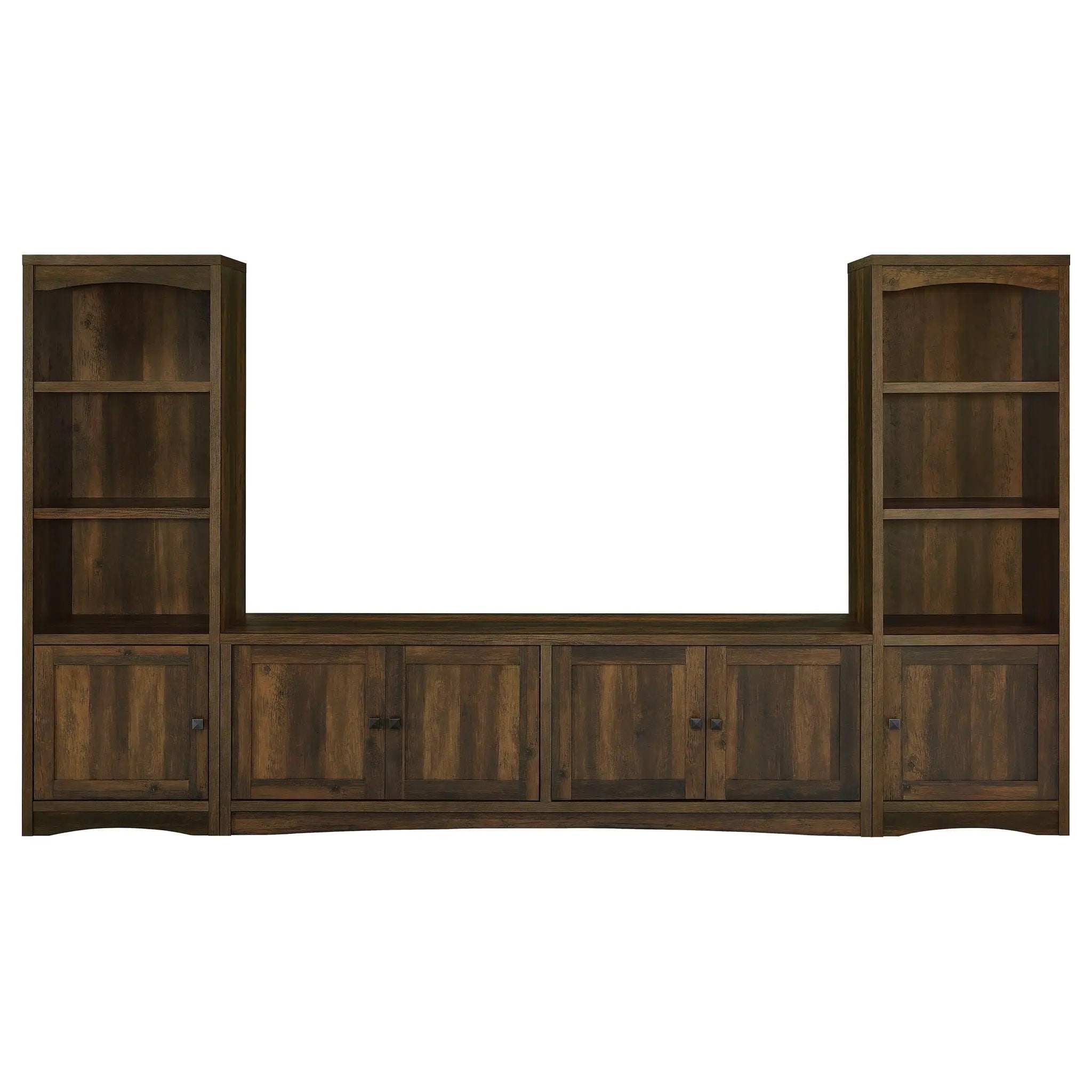 Laughlin 3-piece Entertainment Center TV Stand Dark Pine by Unique Piece Furniture