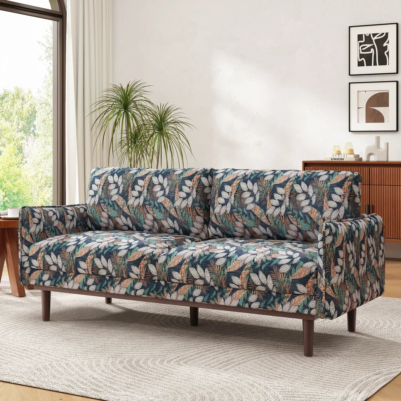 2 Seater Loveseat Sofa With Spacious Seating Area by HouseOfZazla