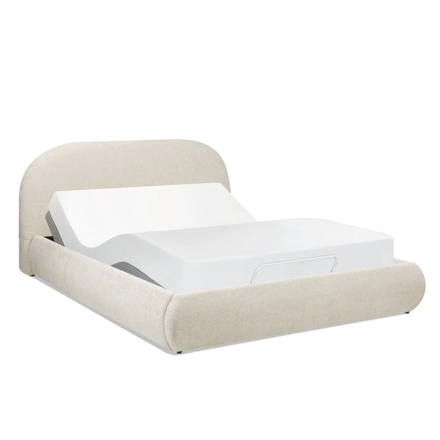 Archie Puffy Grounded - Upholstered Platform Bed by Unique Piece Furniture