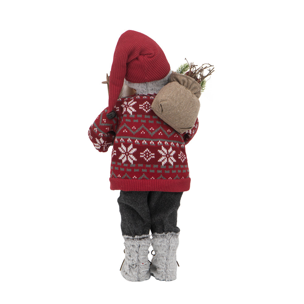 10.6X7.5X23.6" Standing Santa, photo 5 of 10