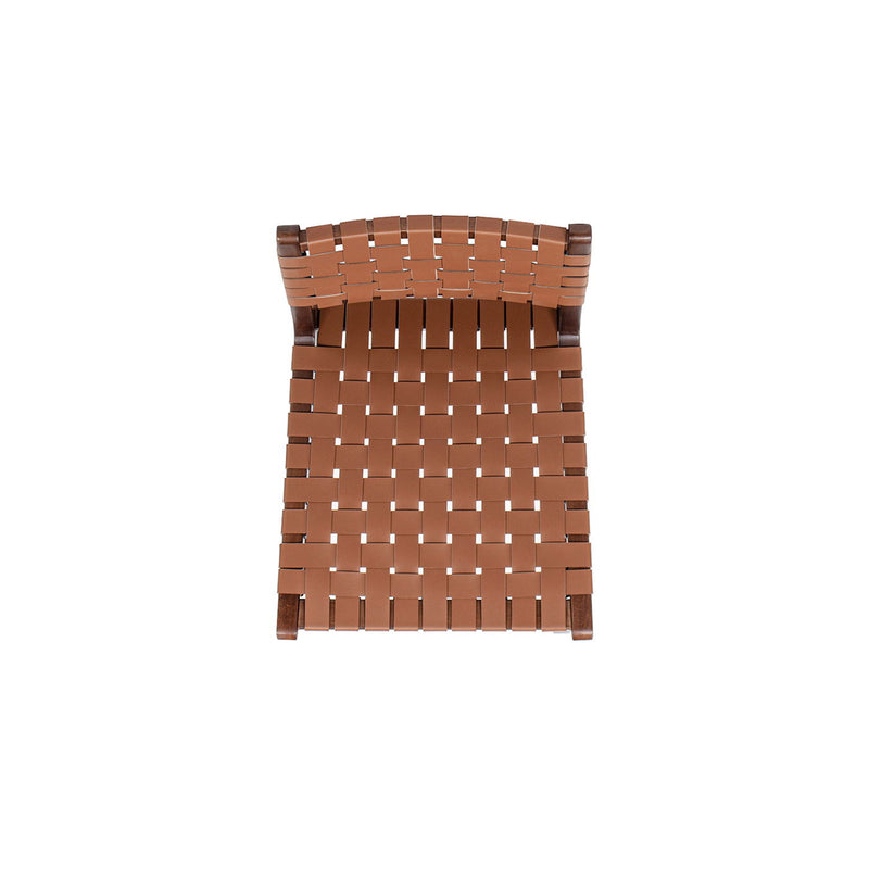 Andre - Counter Stool With Back - Pecan Brown by HouseOfZazla