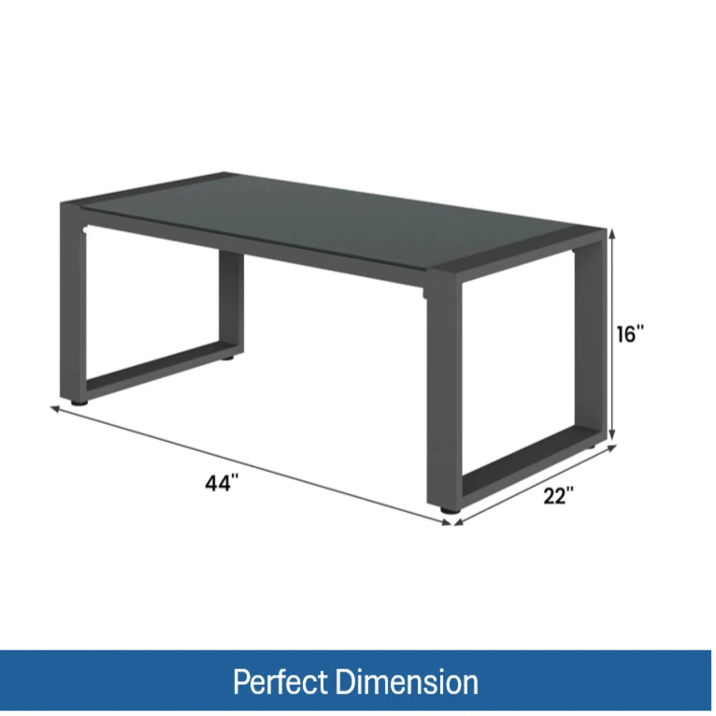 Modern All-Weather Outdoor Coffee Table by HouseOfZazla