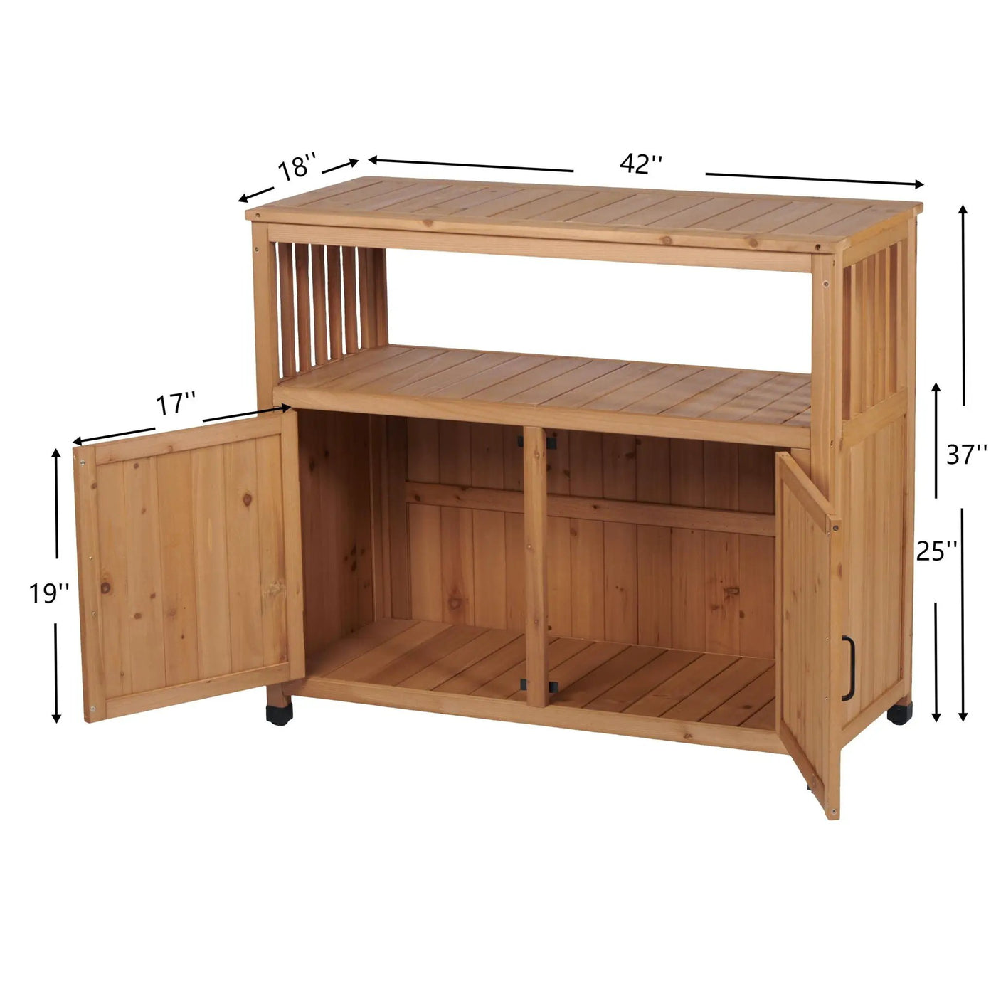 Patio Bar Table Set With Storage by HouseOfZazla