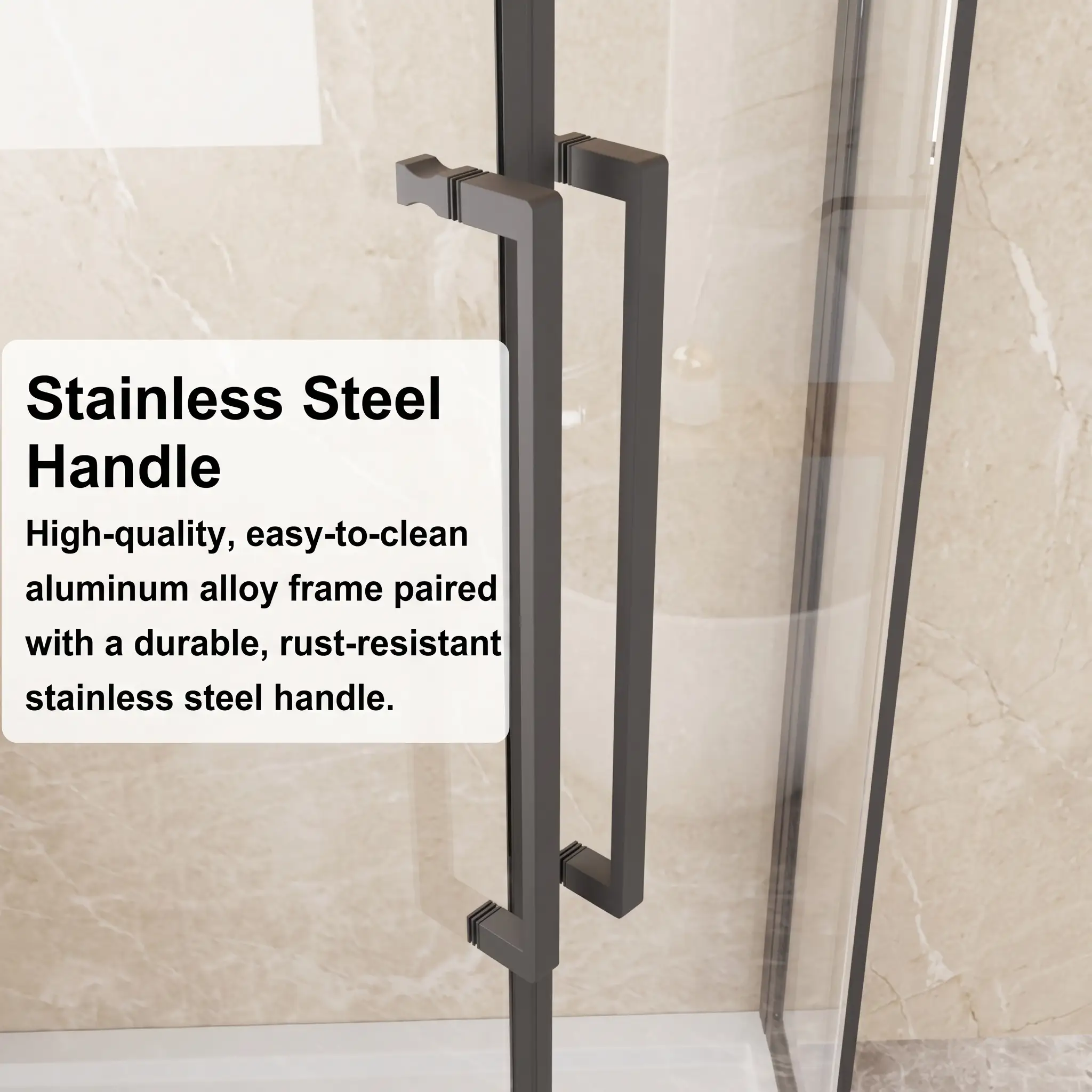 Neo-Angle Sliding Shower Enclosure 36"x72" by HouseOfZazla