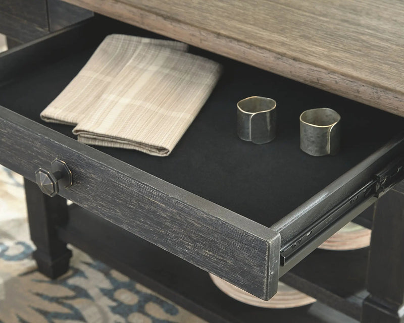 Tyler Creek - Rectangular Dining Room Counter Table - Black / Gray by Unique Piece Furniture
