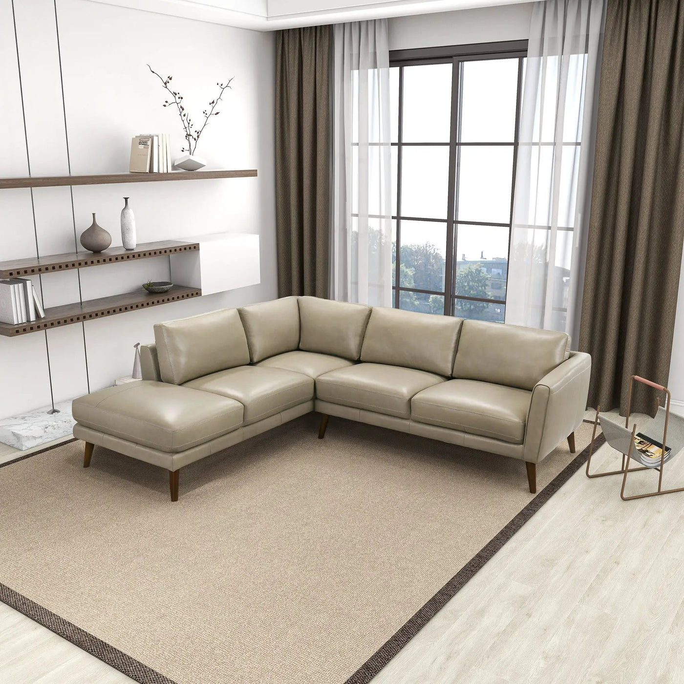 Benson - Sectional Sofa With Chaise by HouseOfZazla