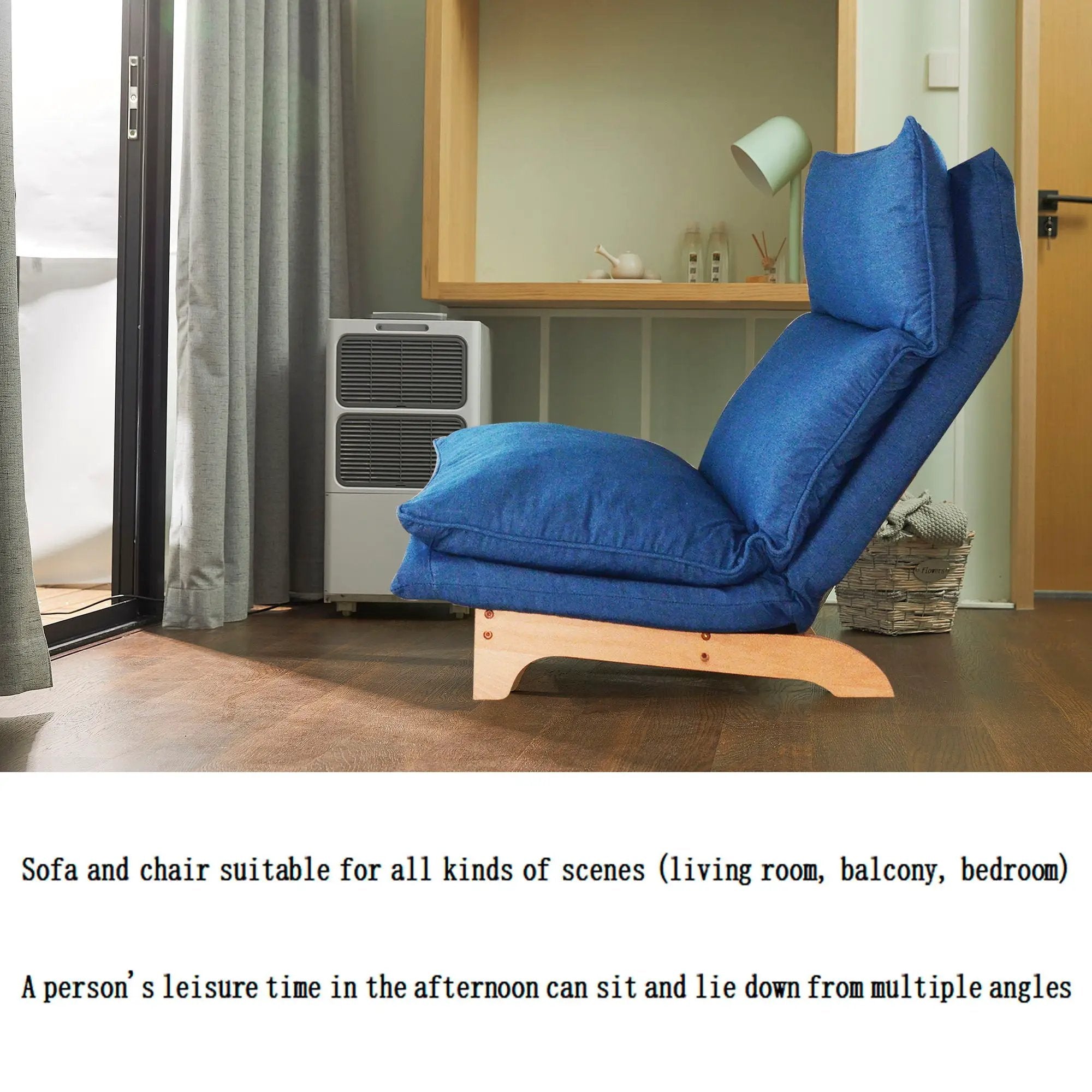 Single Lazy Sofa Chair Leisure Foldable Reclining Chair by Unique Piece Furniture