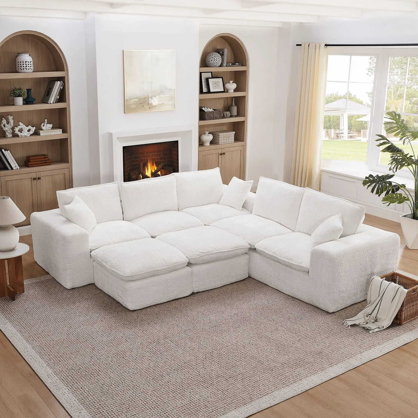 Sectional Sofa With Moveable Ottoman by HouseOfZazla