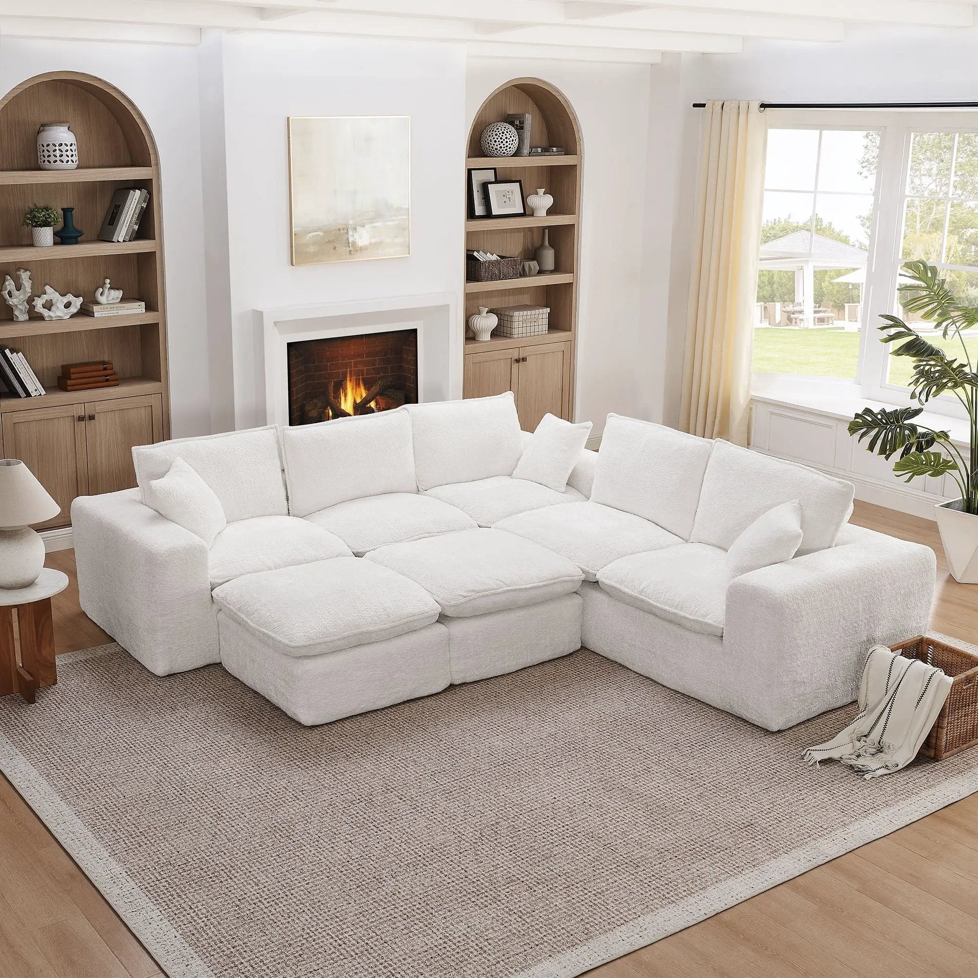 Sectional Sofa With Moveable Ottoman by HouseOfZazla