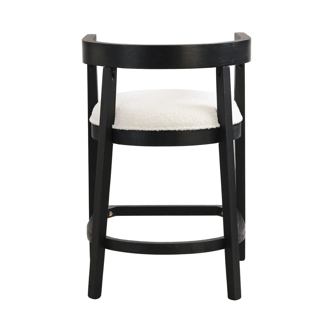 Modern Rubberwood Counter Stool Set With Upholstered Seats by HouseOfZazla