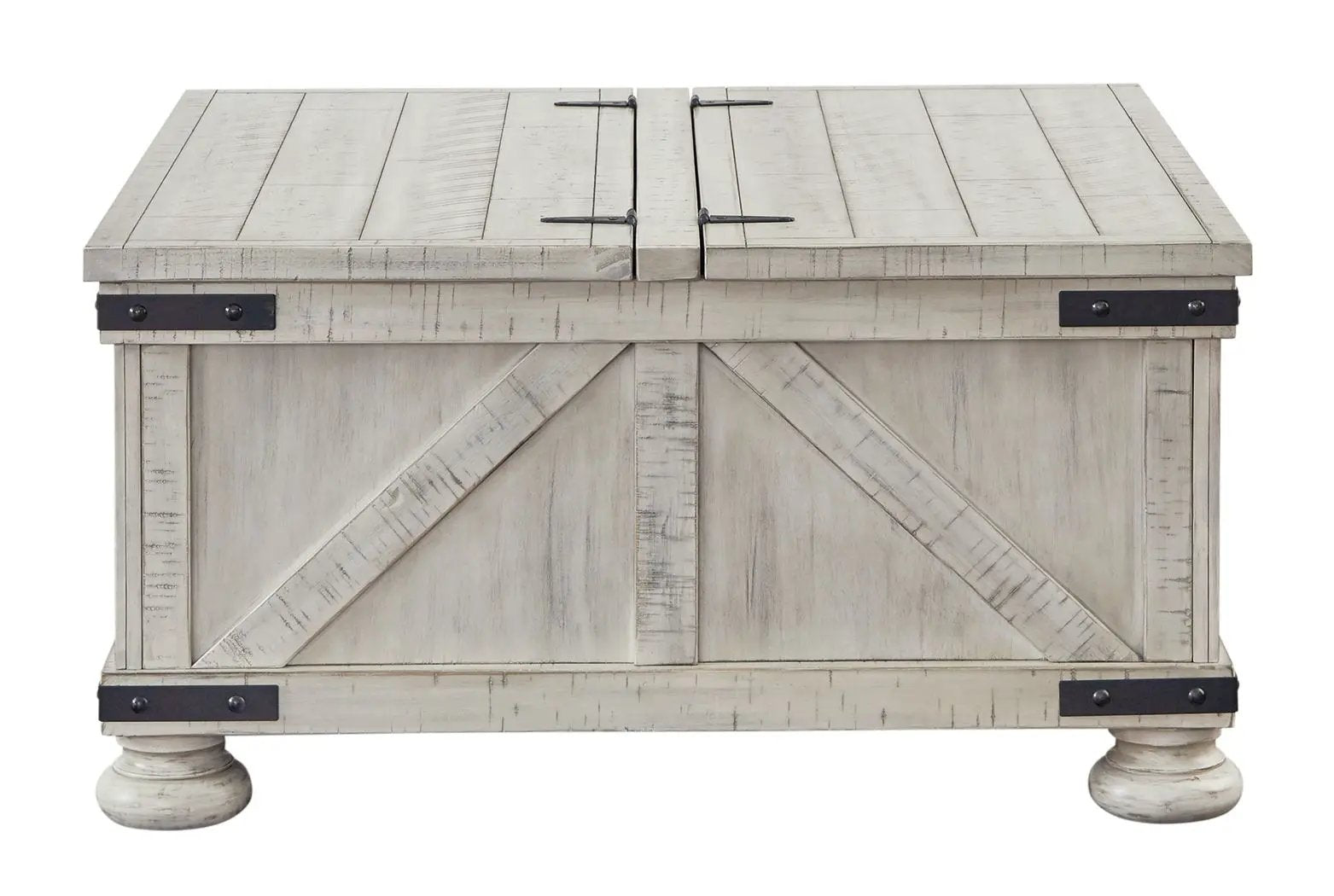 Carynhurst - Cocktail Table with Storage - Whitewash by Unique Piece Furniture