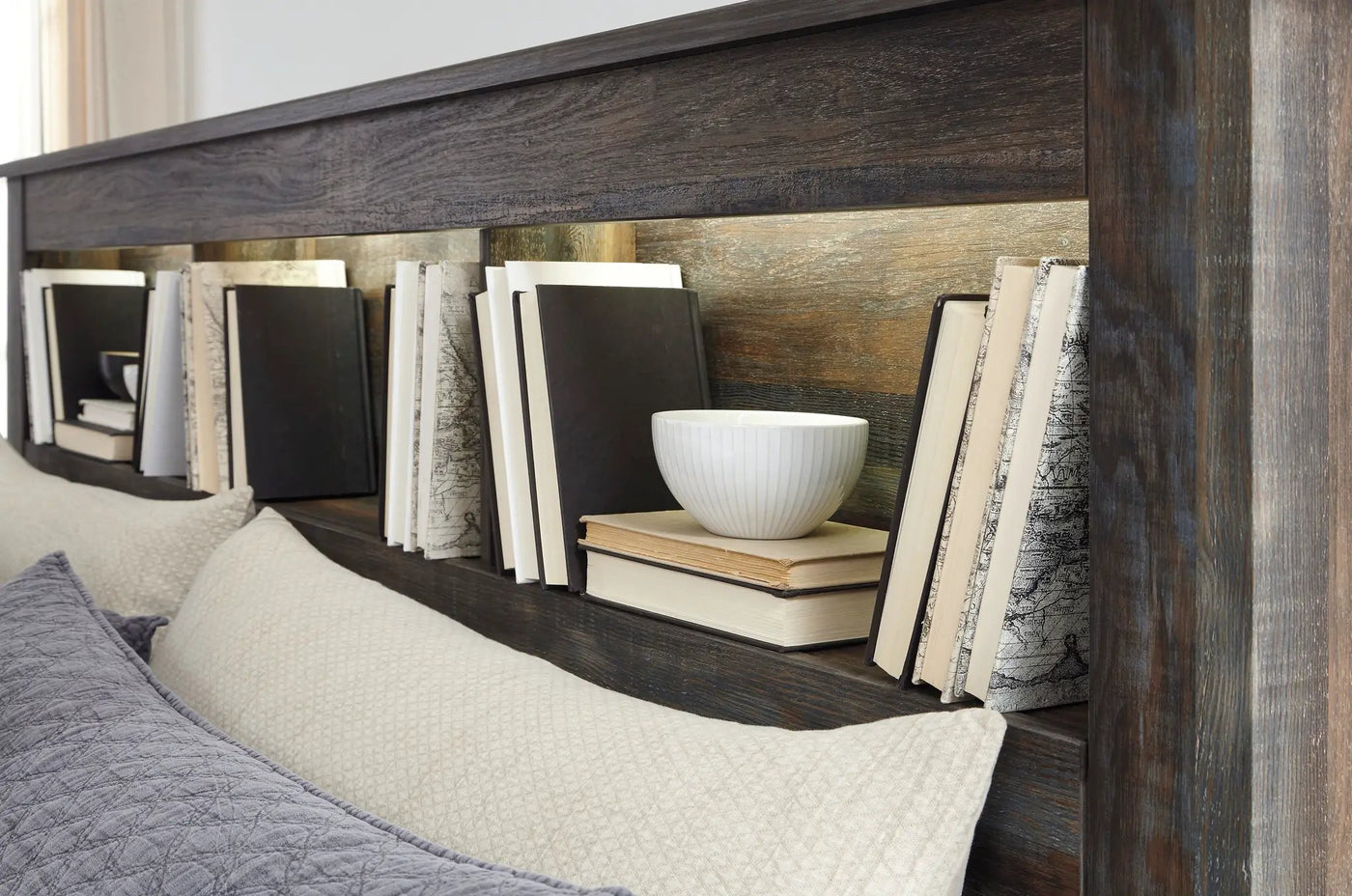 Drystan - Bookcase Headboard by Unique Piece Furniture