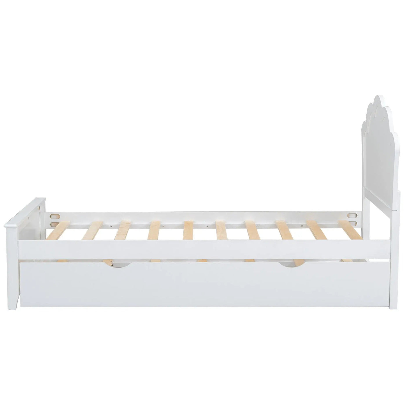 Platform Bed With Headboard And Trundle by HouseOfZazla