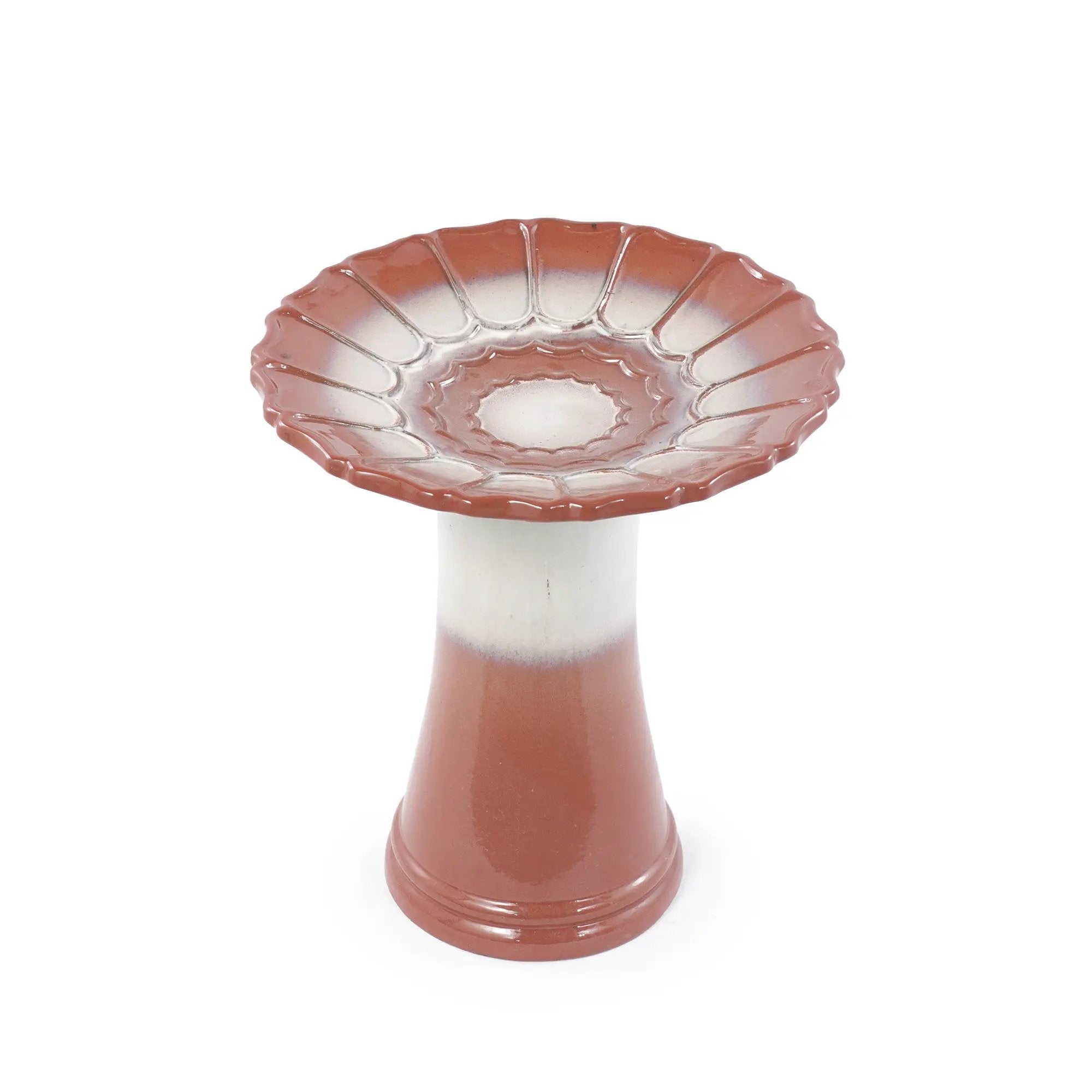 Handmade Glazed Ceramic Bird Bath by HouseOfZazla