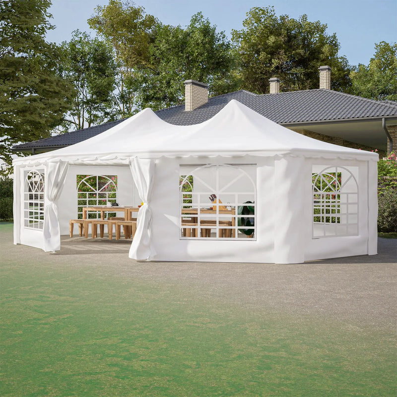 [29X21FT] Extra-Large Heavy-Duty Outdoor Waterproof Party, Wedding Tent With Steel Frame (SAK53821) by SAKSBY WHOLESALE
