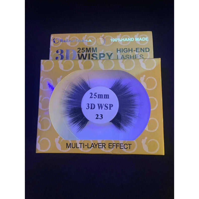 RetroTress 3D 25mm Wispy High-End Lashes Mink Matte 100% HAND MADE Eyelashes Bulk by Selzalot
