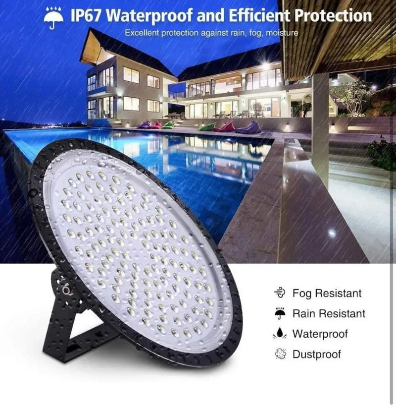 USED Tycolit 500W UFO LED High Bay Light, 50000LM Commercial Bay Lighting Daylight 6500K, IP65 Waterproof LED Commercial Bay Light, LED Warehouse Ligh by Selzalot