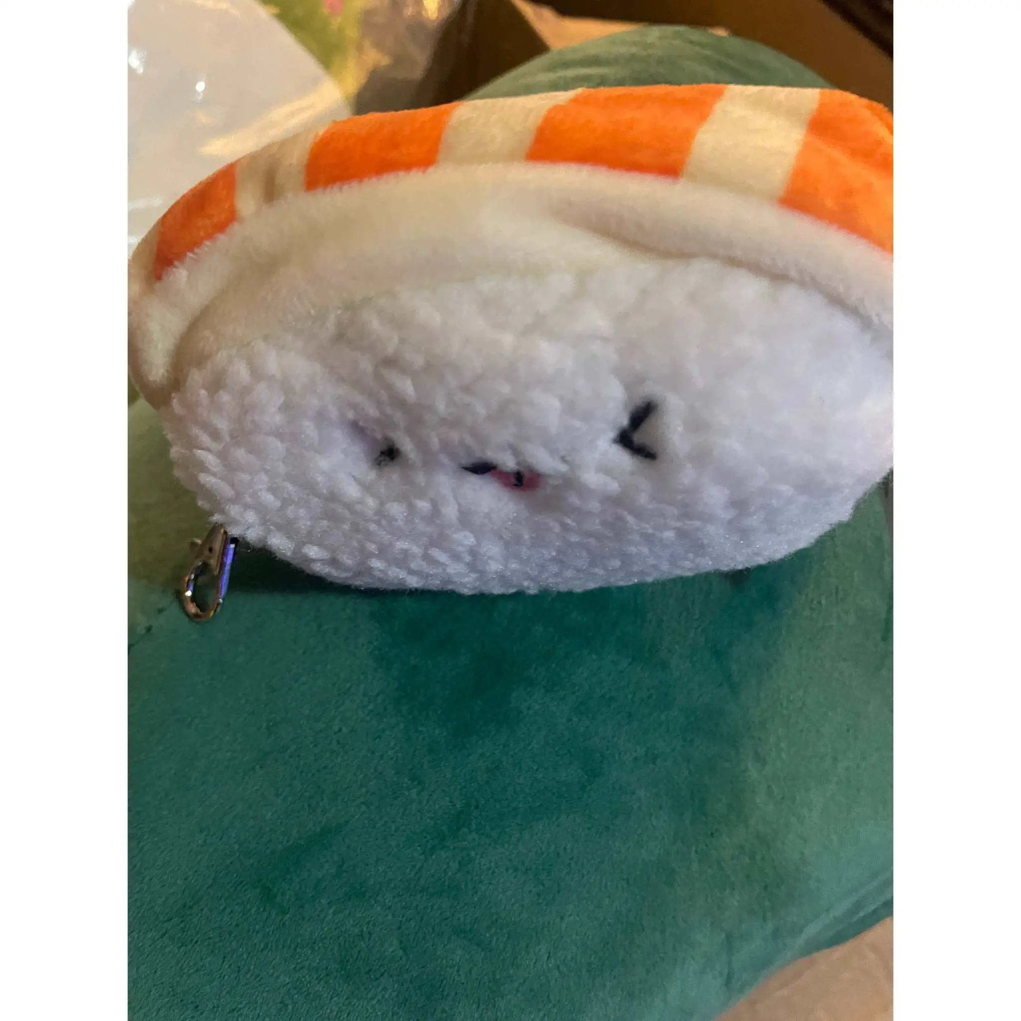 Sushi Plush Keychain 5 Soft Cute Design (Salmon) by Selzalot