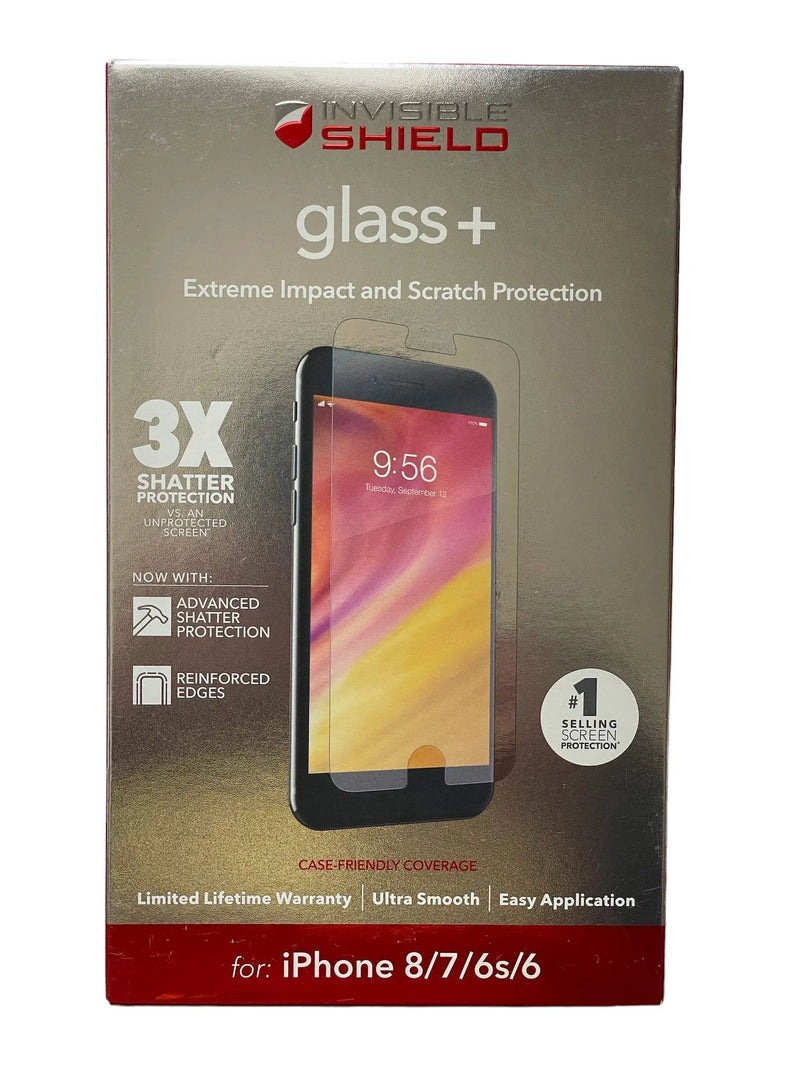 ZAGG Invisible Shield Glass+Extreme Impact & Scratch Protection iPhone 8/7/6s/6 by Selzalot