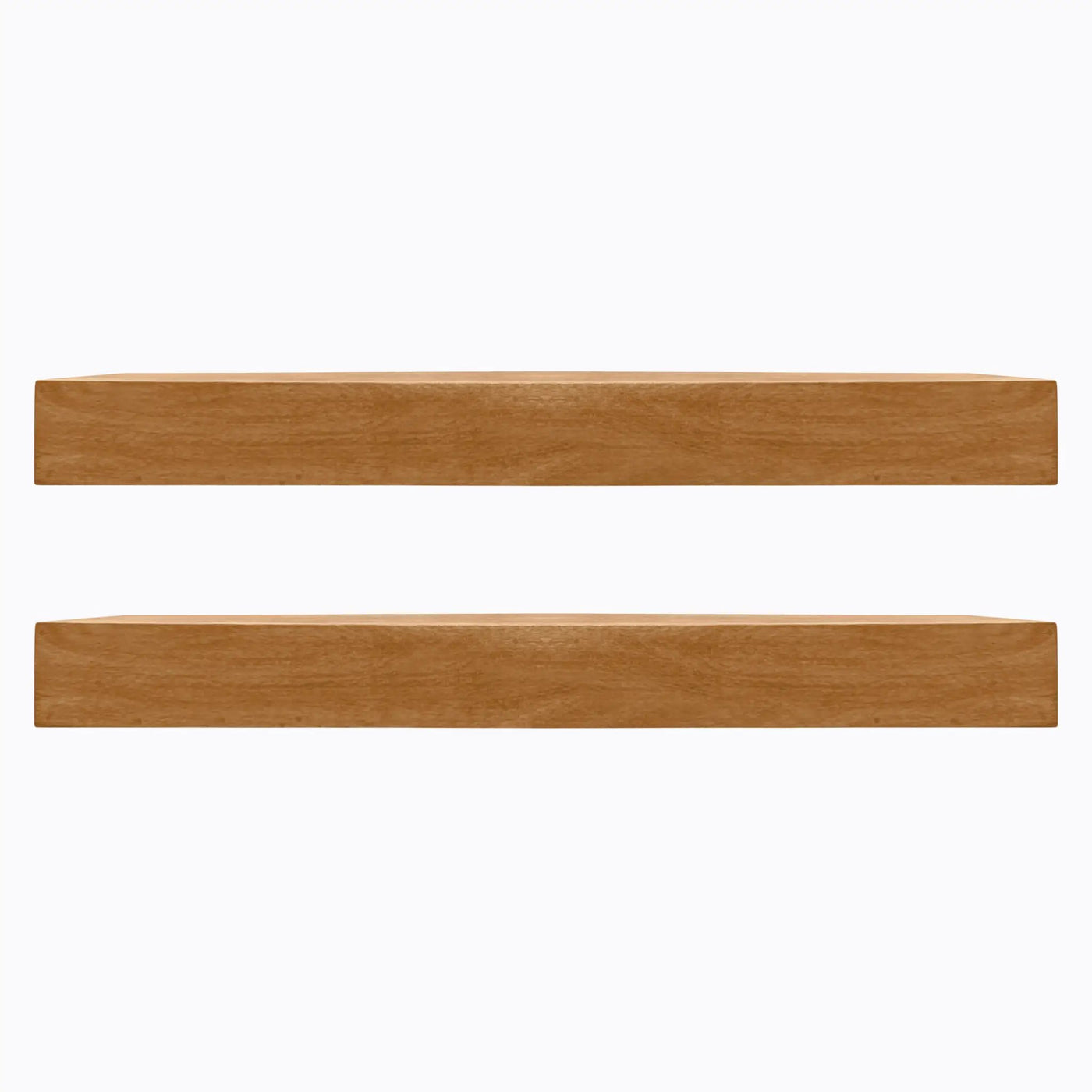 Farmhouse Floating Shelves – Aged Oak (2-Pack) by Dogberrycollections