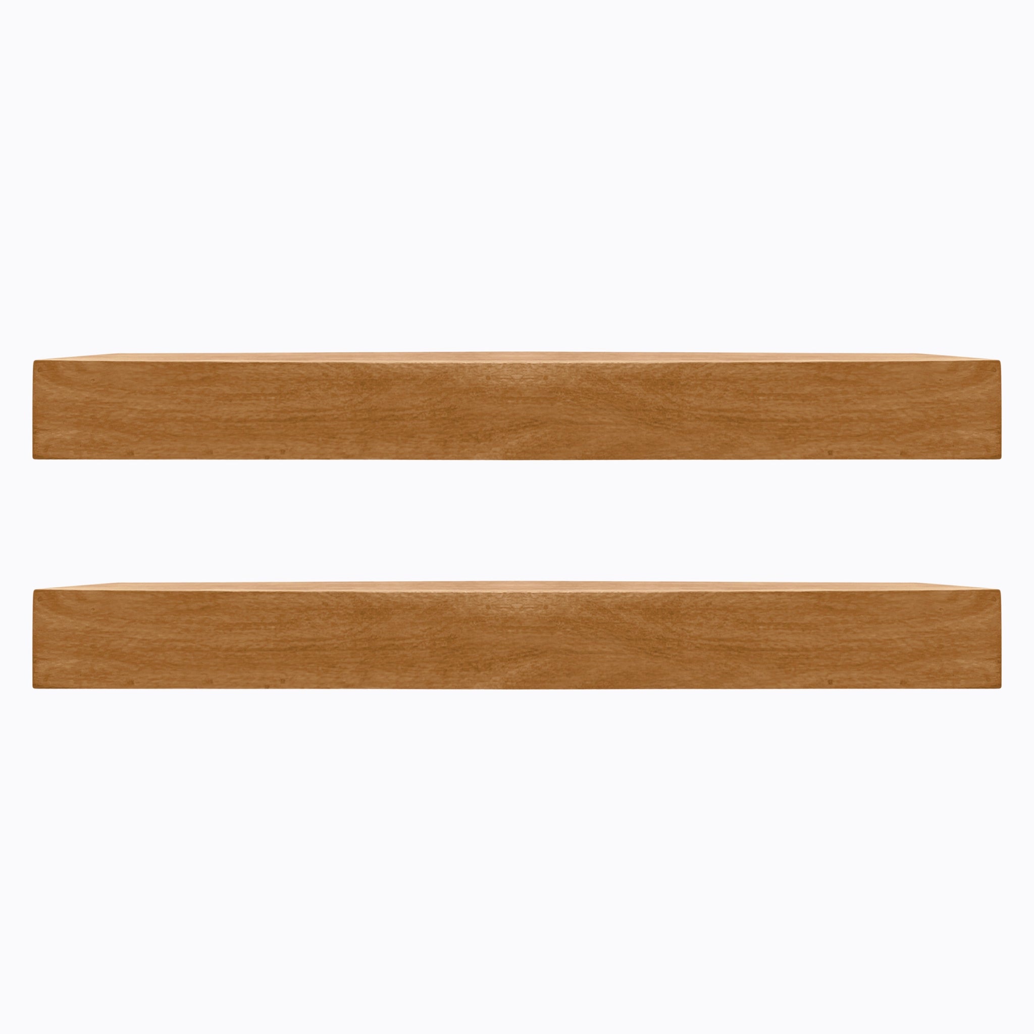 Farmhouse Floating Shelves – Aged Oak (2-Pack) by Dogberrycollections