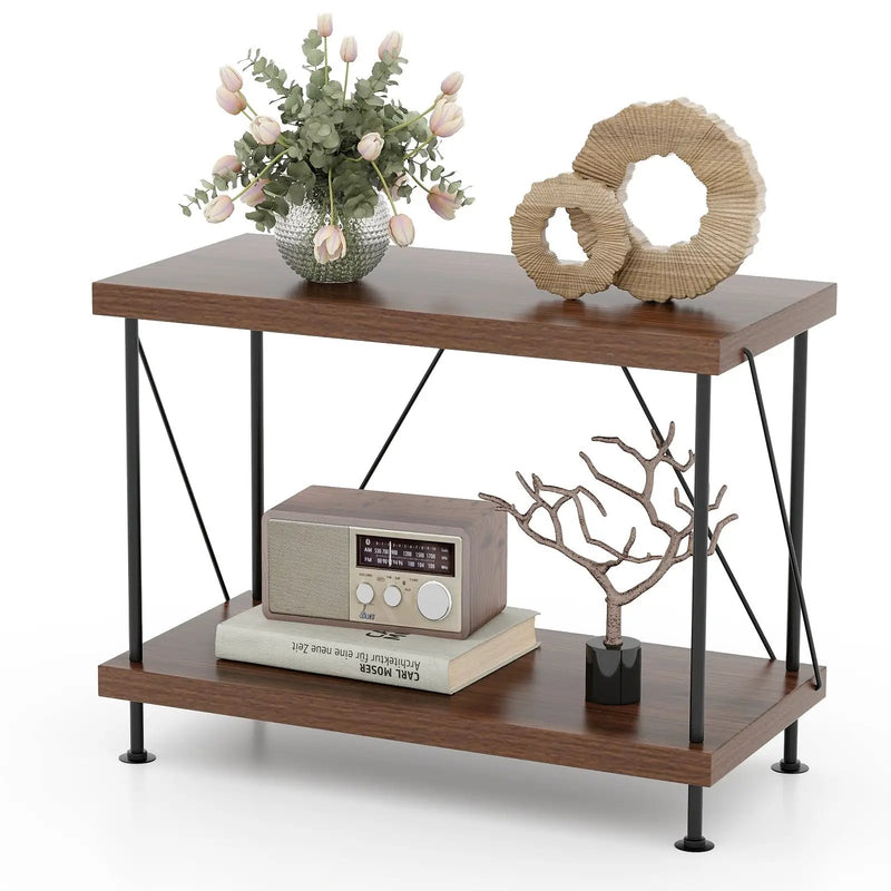 2/3/4/5-Tier Multipurpose Display Rack with Metal Frame-2-Tier by DirectDeals